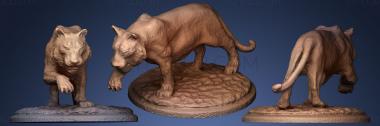 3D модель Миниатюрный тигр (STL)